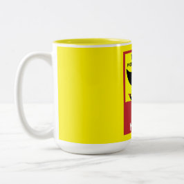 Stoppt die Waljagd | Verbot des Schutzes der Meere Zweifarbige Tasse