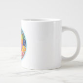 Stoppt die Welt Jumbo-Tasse (Rechts)