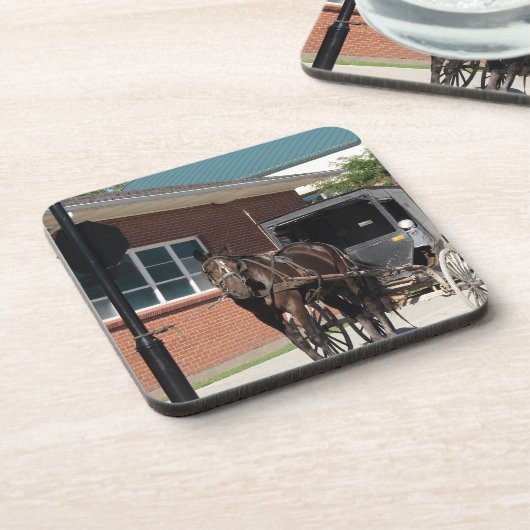 Stoppt für einen Zauber, Ein Amigisches Pferd an S Getränkeuntersetzer (Linke Seite)