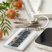 👮 stoppt ⛔ ✋ Gewalt Schlüsselanhänger (Vorderseite rechts)