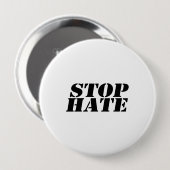 Stoppt Hass Button (Vorne & Hinten)