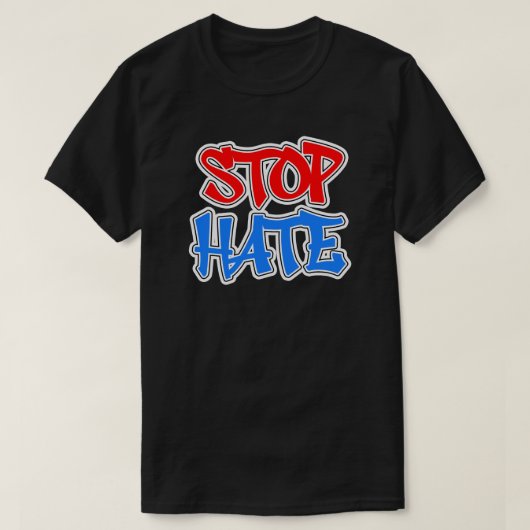 Stoppt Hass T-Shirt (Design vorne)