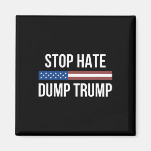 Stoppt Hass - Weg mit Trump - Magnet