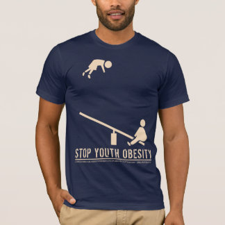 Stoppt Jugend-Fettleibigkeit (knackig) T-Shirt