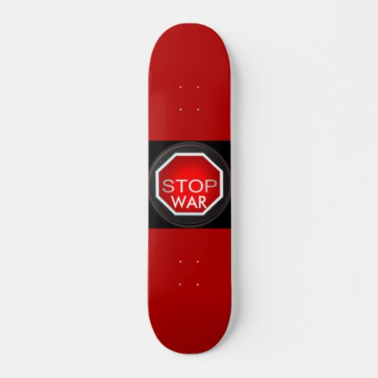 Stoppt Krieg Skateboard (Vorne)