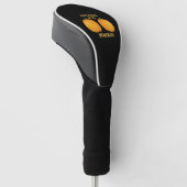 Stoppt meine Pumpkins Golf Headcover (angewinkelt)