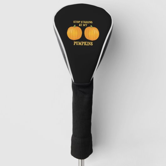 Stoppt meine Pumpkins Golf Headcover (Vorderseite)