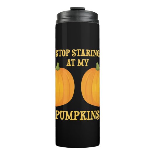 Stoppt meine Pumpkins Thermosbecher (Vorderseite)