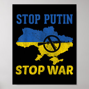 Stoppt Putin den Krieg gegen die Ukraine - die fre Poster