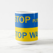 Stoppt Putin, hört die Tasse des Krieges auf! (Mittel)