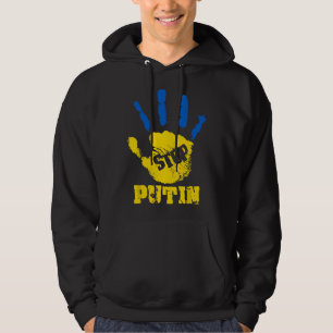 Stoppt Putin Ukraine Ich stehe mit Ukraine Ukraini Hoodie