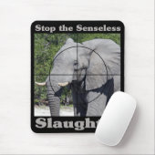 Stoppt Schlachthelfer Mousepad (Mit Mouse)