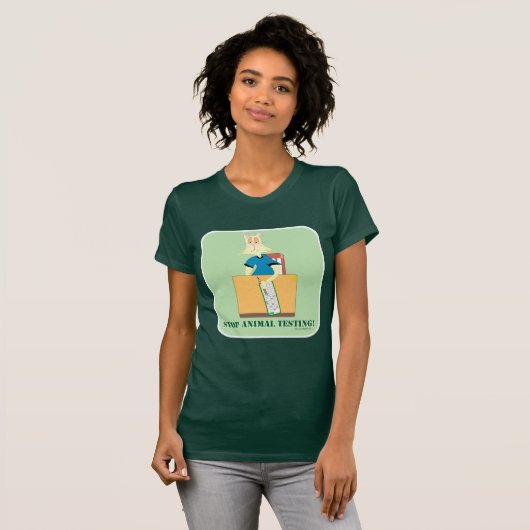 Stoppt Tierversuche! T-Shirt (Vorne ganz)
