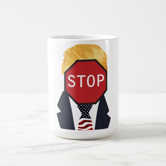 Stoppt Trump Coffee Tasse (Mittel)