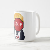Stoppt Trump Coffee Tasse (VorderseiteRechts)