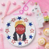 Stoppt Trump-Papierplatte Pappteller (Party)