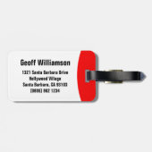 Stoppt Warnungen mit dem Namen Gepäckanhänger (Rückseite horizontal)