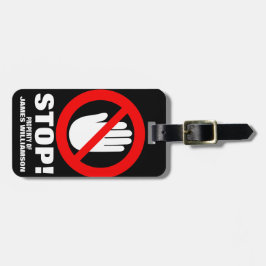 Stoppt Warnungen mit dem Namen Gepäckanhänger