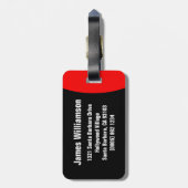 Stoppt Warnungen mit dem Namen Gepäckanhänger (Rückseite vertikal)