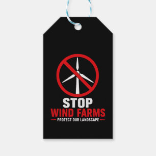 Stoppt Windparks, schützt unsere Landschaft Geschenkanhänger