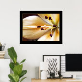 Stoppuhr-Blume-Poster Poster (Heimbüro)