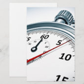 Stoppuhr Briefpapier (Vorne/Hinten)