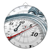 Stoppuhr Dartscheibe (vorne)