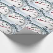 Stoppuhr Geschenkpapier (Ecke)