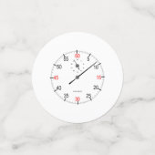 Stoppuhr Konfetti (Klein Vorderseite)