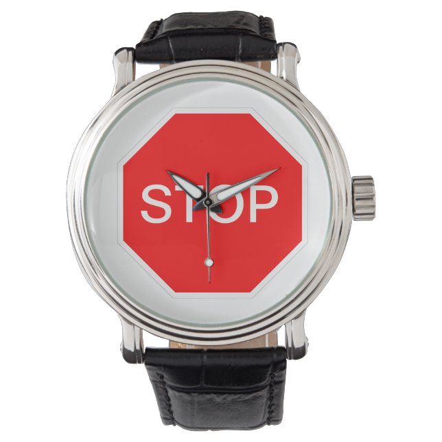Stoppzeit Armbanduhr (Vorderseite)