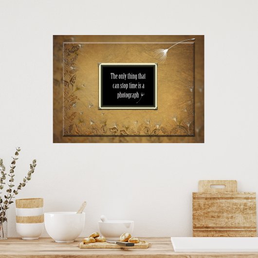 Stoppzeit Poster (Küche)