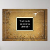 Stoppzeit Poster (Vorne)