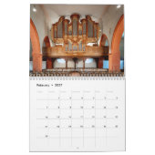 Stops Along the Way - Pipe Organ calendar Kalender (Feb 2027)
