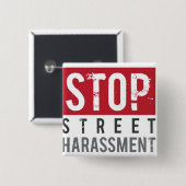 StopStreetHarassmentButton Button (Vorne & Hinten)