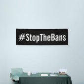 #StopTheBans Pro-Choice-März Banner (Messeveranstaltung)