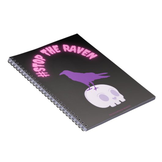 #stoptheraven Notebook Notizblock (Rechte Seite)