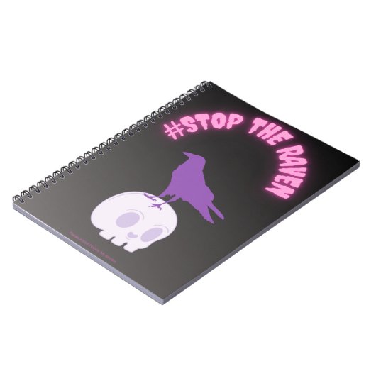 #stoptheraven Notebook Notizblock (Linke Seite)