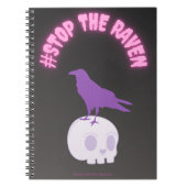 #stoptheraven Notebook Notizblock (Vorderseite)