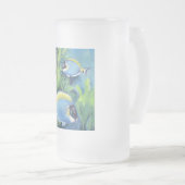 Stör-Fische Mattglas Bierglas (VorderseiteRechts)