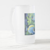 Stör-Fische Mattglas Bierglas (Vorderseite Links)