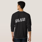 Stör-Jäger-Crew-Hals-Strickjacke DUNKELHEIT Sweatshirt (Schwarz voll)