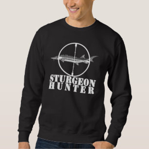 Stör-Jäger-Crew-Hals-Strickjacke DUNKELHEIT Sweatshirt