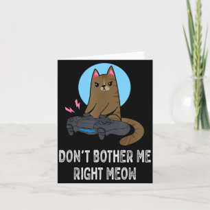 Stör mich jetzt nicht - Lustiges Video-Spieler &am Karte