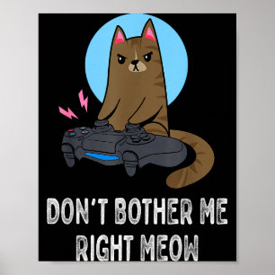 Stör mich nicht gerade jetzt - Lustiges Videospiel Poster