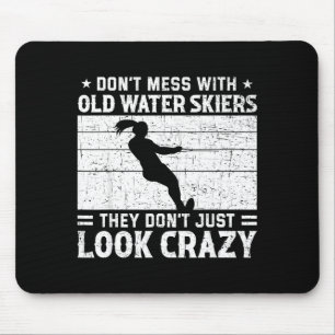 Stör nicht den verrückten Wasserski-Fahrer Wassers Mousepad