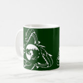 Stör-Tasse - recyceln Sie Weiß Kaffeetasse (Vorderseite Links)