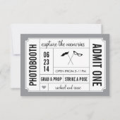 Stör- und Lippenhalter Fotokabinett Einladung (Vorderseite)