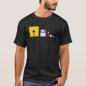 Storage Technology Evolution Funny IT Admin Comput T-Shirt (Vorderseite)