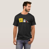 Storage Technology Evolution Funny IT Admin Comput T-Shirt (Vorne ganz)