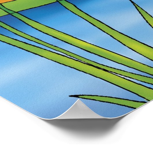 Storch | Adortable Animal Poster (Ecke)